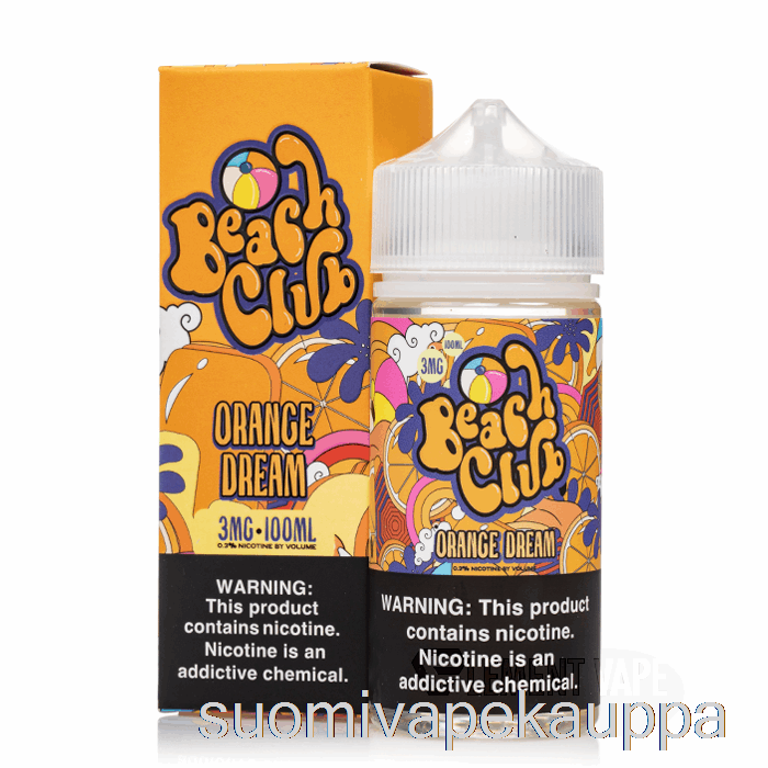 Vape Netistä Orange Dream - Rantaklubi - 100ml 0mg